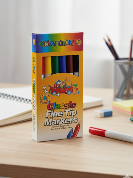 ماژیک رنگ آمیزی 6 رنگ